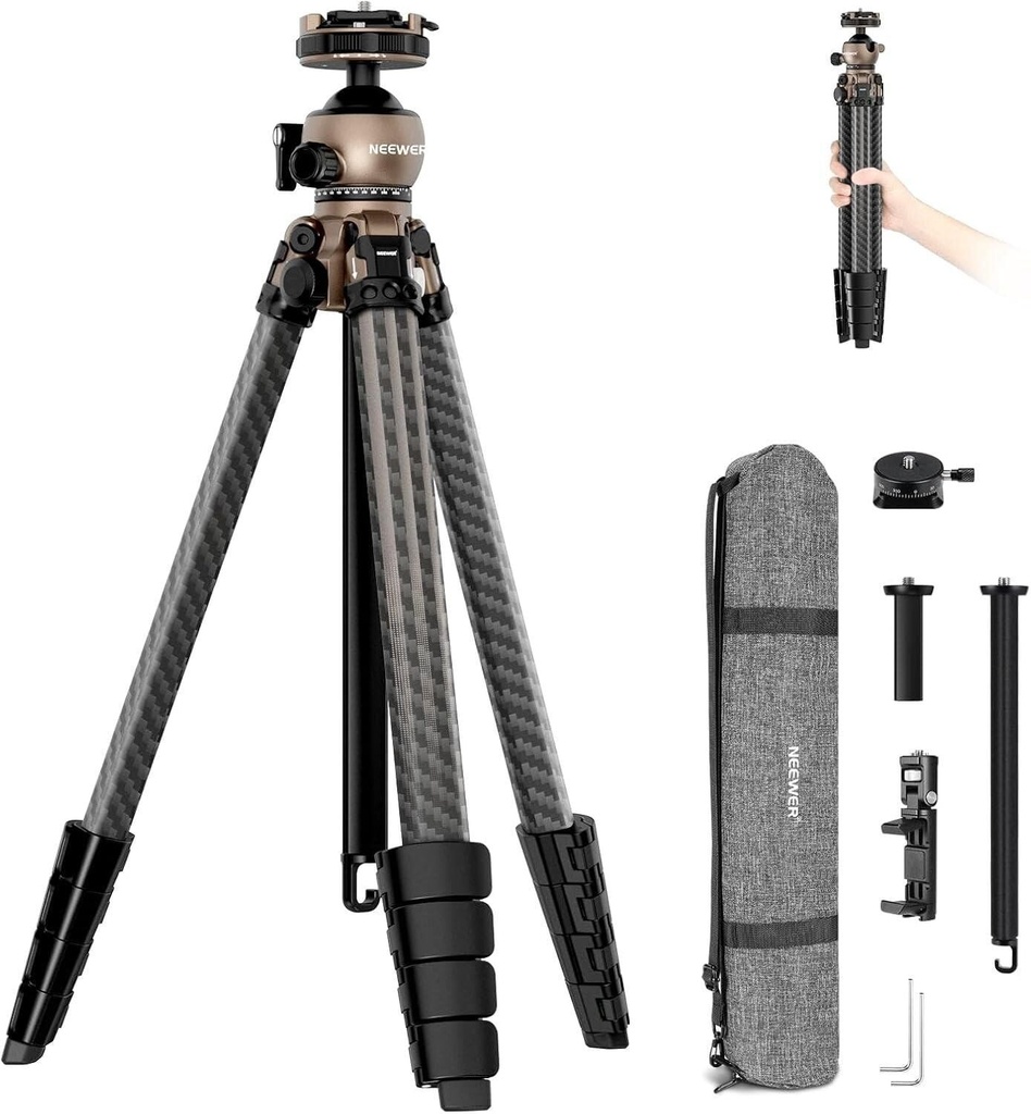 [LT35] Neewer LITETRIP LT35 Karbon Fiber Tripod (49-155cm) 1,13kg