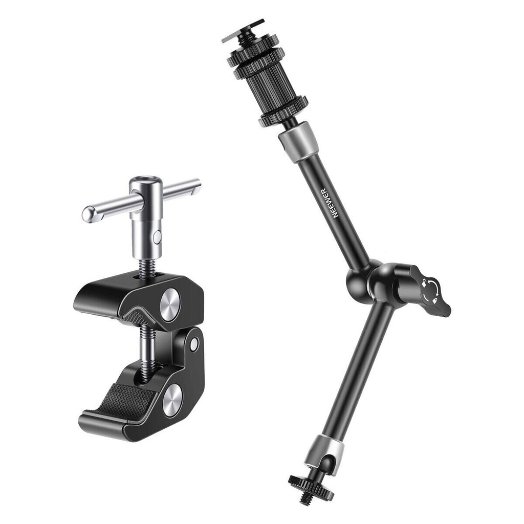 [ST-20] Neewer ST-20 11'' 28cm  1/4'' Vidalı Magic Arm & Yengeç Clamp