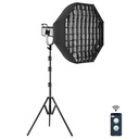 GVM PR150DBi-Color LED Video Işığı Ayaklı Softbox Set