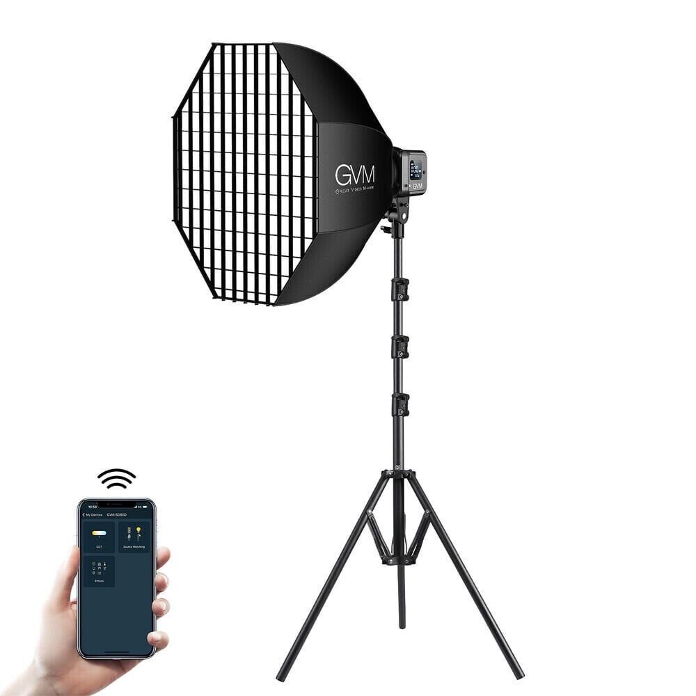 [GVM-SD80D-SET1] GVM SD80D Bi-Color LED Video Işığı Ayaklı Softbox Set