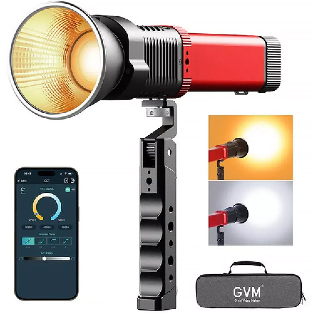 [GVM-PD60B] GVM PD60B 60W Bi-Color Dahili Akülü LED Işık