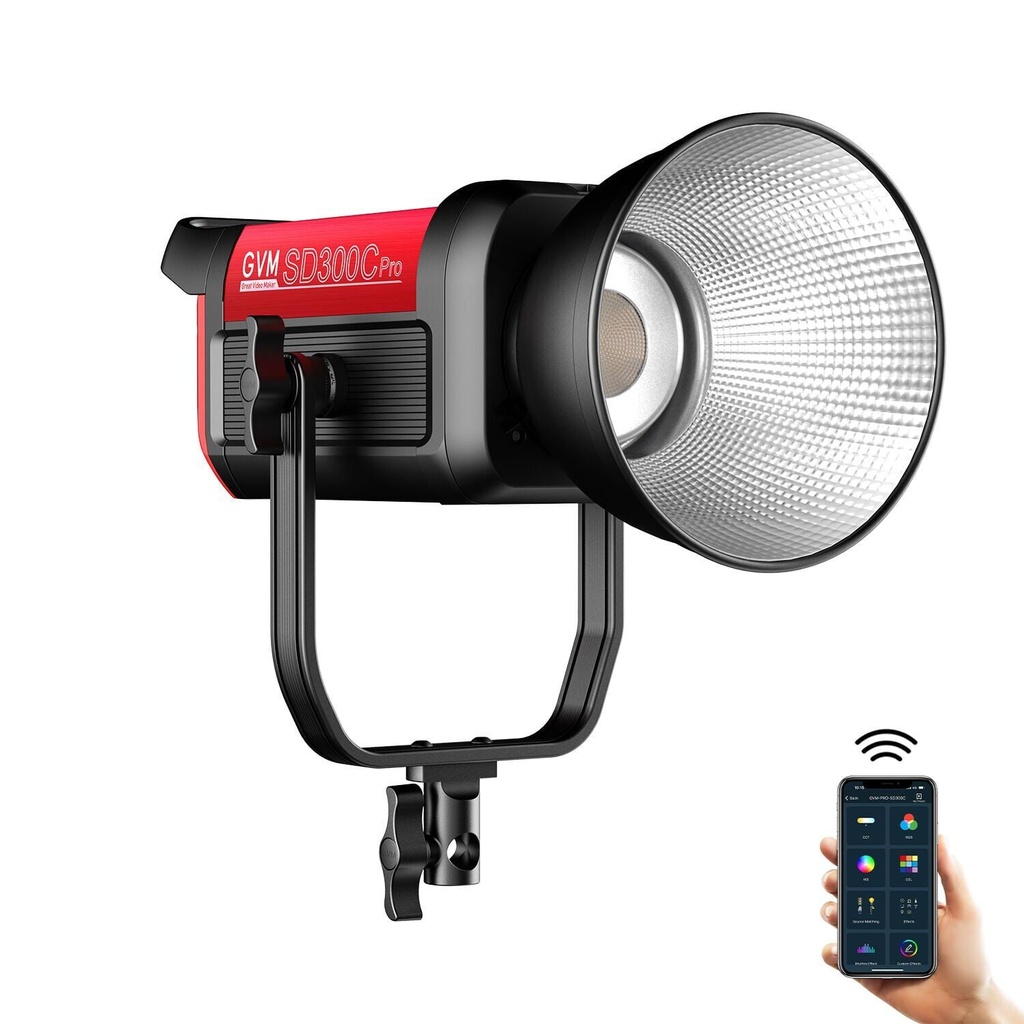 [GVM-PRO-SD300C] GVM Pro SD300C RGB & Bi-Color LED Video Işığı