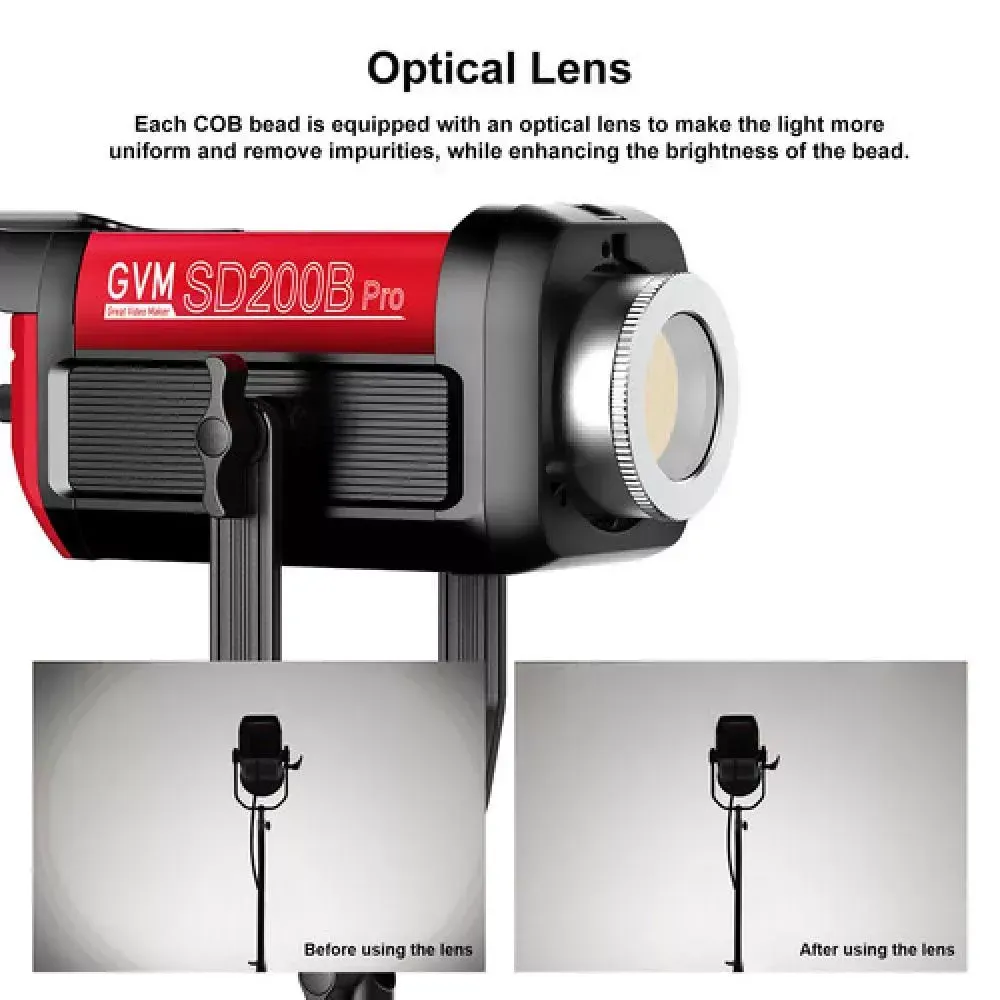 [GVM-PRO-SD200B] GVM Pro SD200B Bi-Color LED Video Işığı