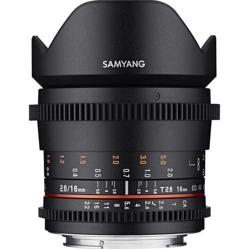 [HBCV00000ULOOK] Samyang 16mm T2.6 VDSLR Full Frame Cine Lens