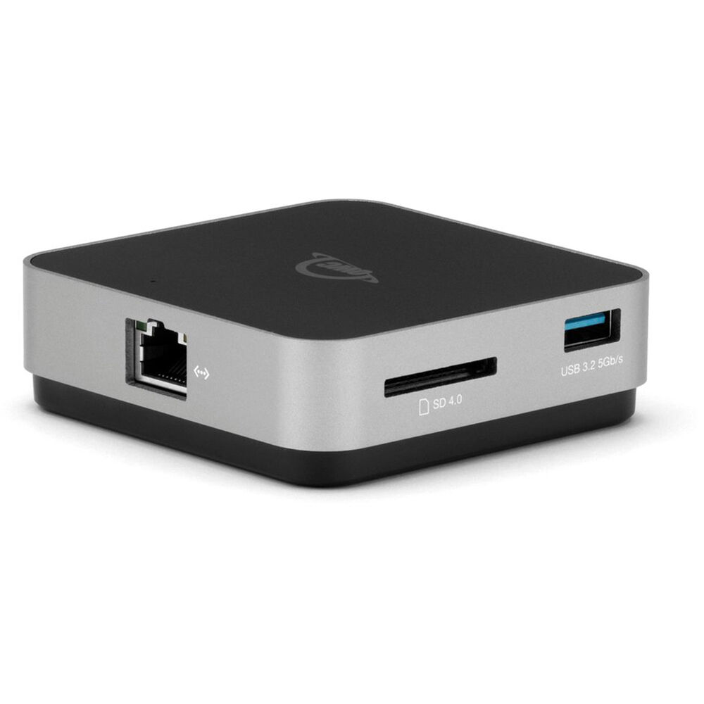 OWC 6-Port Travel Dock 100W- Space Gray (ethernet)
