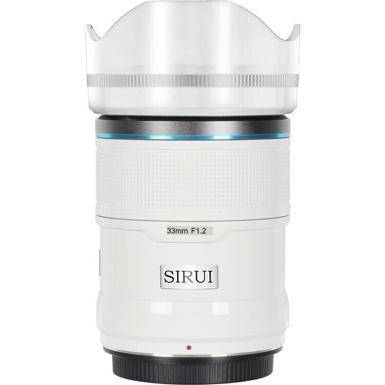 [33AS12E-W] Sirui Sniper 33mm F1.2 APS-C Auto-Focus Lens (E Mount, Beyaz)