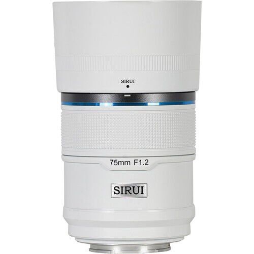 [75AS12X-W] Sirui Sniper 75mm F1.2 APS-C/S35 Auto-Focus Lens (X Mount, Beyaz)