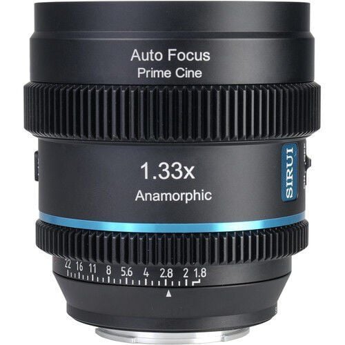 [20AF133X-XB] Sirui 20mm T1.8 1.33X S35 Auto-Focus Anamorfik Lens (X Mount, Mavi Flare)