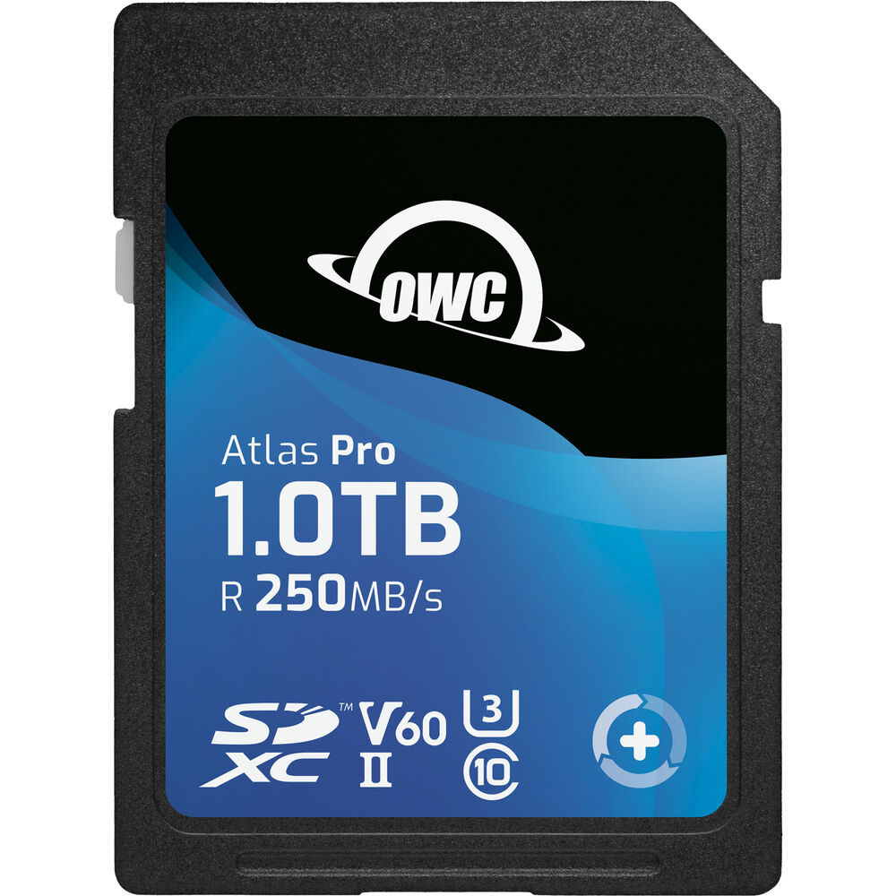 [OWCSDV60P1000] OWC 1000GB OWC Atlas Pro SDXC UHS-II V60 Media Card