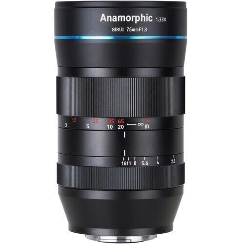 [SR75-E] Sirui 75mm F1.8 1.33x APS-C Anamorfik Lens (E Mount)