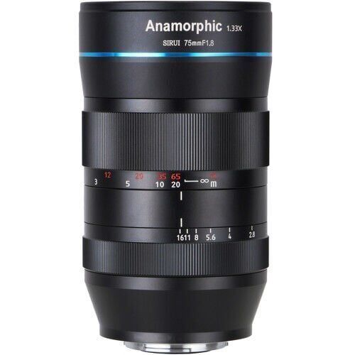 [SR75-MFT] Sirui 75mm F1.8 1.33x APS-C Anamorfik Lens (MFT Mount)