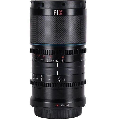 [Saturn E35N] Sirui Saturn 35mm T2.9 1.6x Full-Frame Karbon Fiber Anamorfik Lens (E Mount, Nötr Flare)