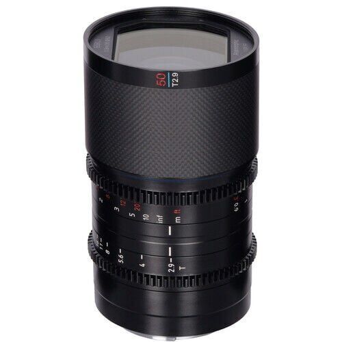 [Saturn E50B] Sirui Saturn 50mm T2.9 1.6x Full-Frame Karbon Fiber Anamorfik Lens (E Mount, Mavi Flare)