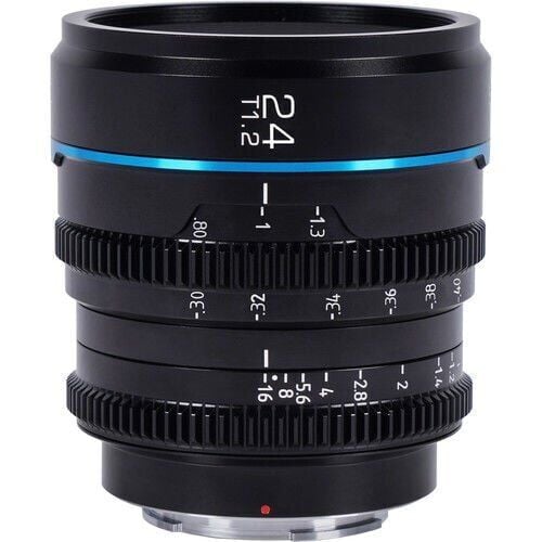 [MS24E-B] Sirui Nightwalker 24mm T1.2 S35 Cine Lens (E Mount, Siyah)