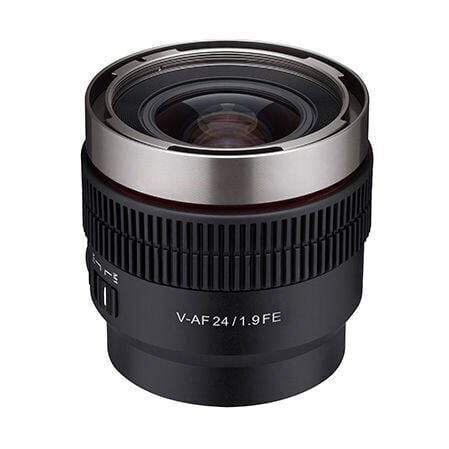 [SYCAF24-NEX] Samyang V-AF 24mm T1.9 (Sony E Mount, Full-Frame)