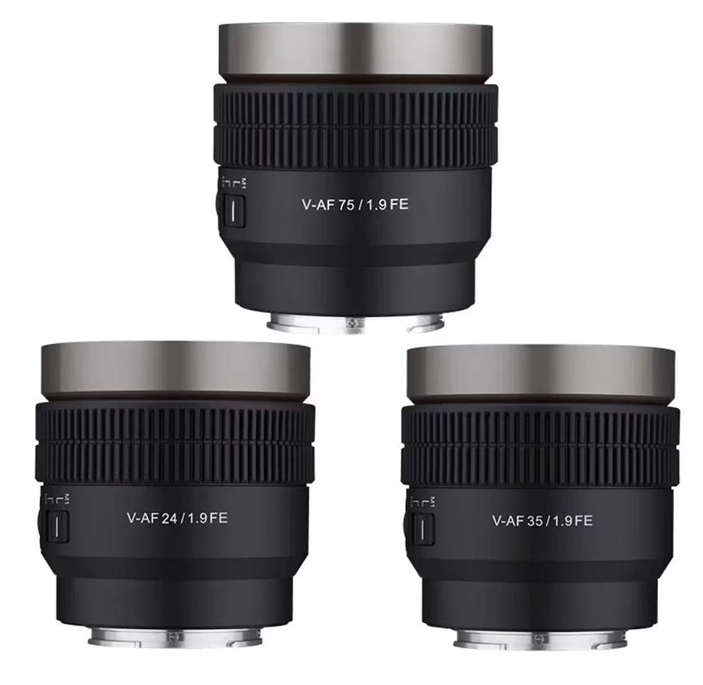 [U66JKBCE34] Samyang V-AF 24/35/75mm T1.9 Lens Kiti (Lens Station Hediye)