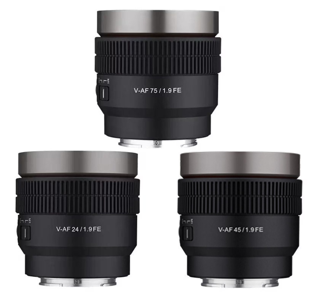 [5R2GJ6HNB1] Samyang V-AF 24/45/75mm T1.9 Lens Kiti (Lens Station Hediye)