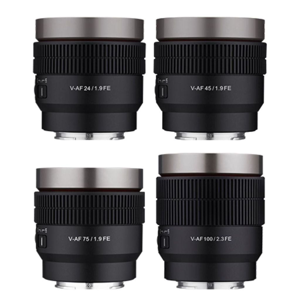 [SQ8KPVBZ5Z] Samyang V-AF 24/45/75/100mm Lens Kiti (Lens Station Hediye)