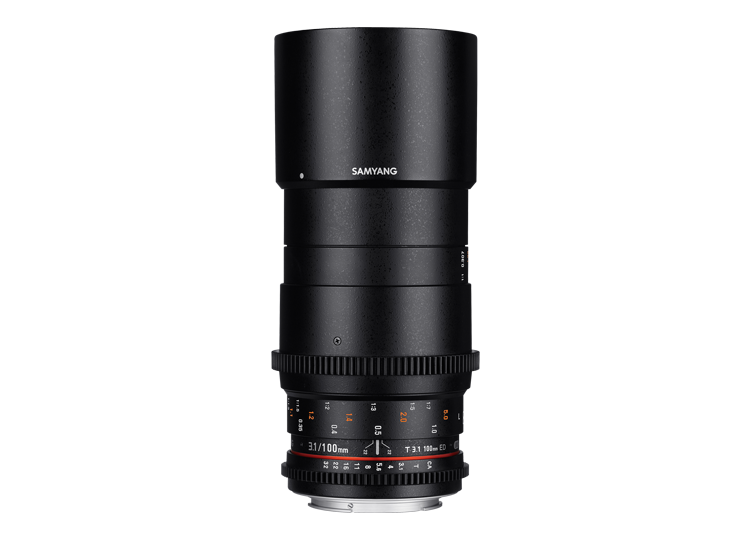 [D1CD3J3TLU] Samyang 100mm T3.1 VDSLR Makro Cine Lens (Sony E Mount)