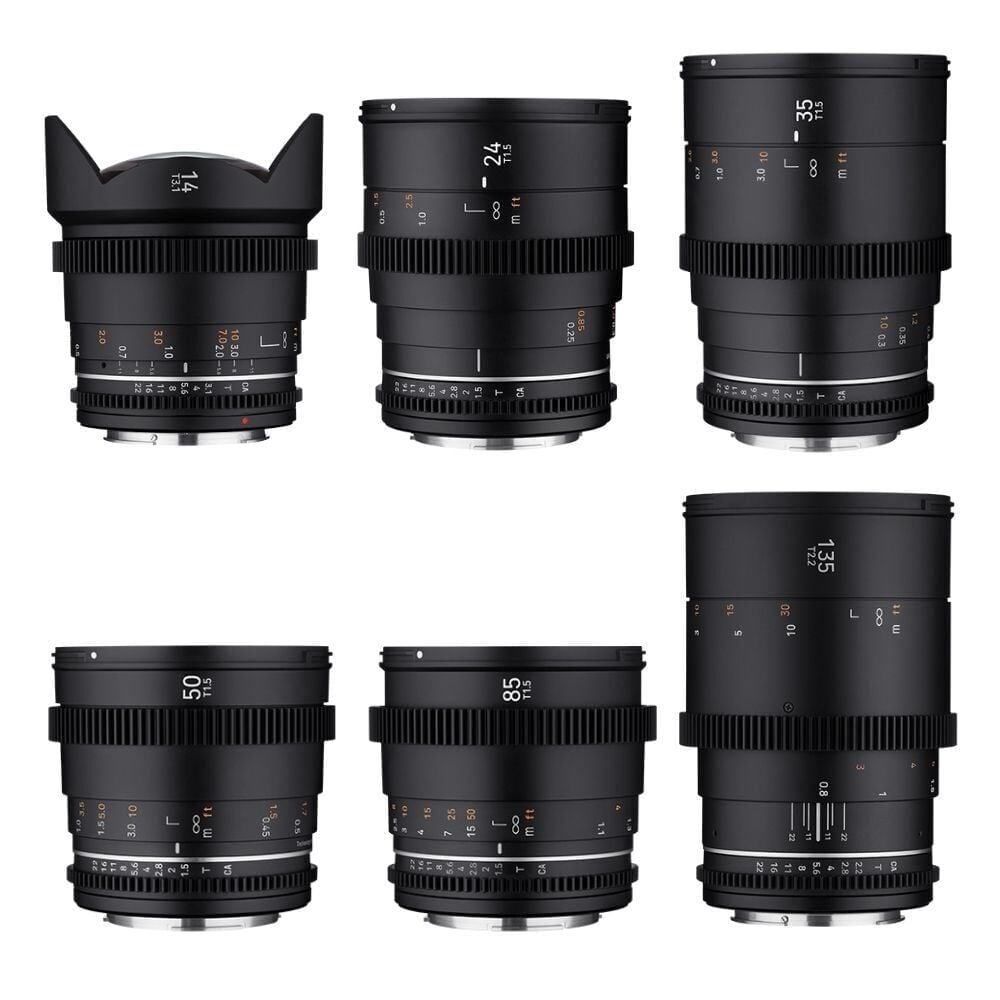 [AF7LZS7QQU] SAMYANG 14/24/35/50/85/135 VDSLR MK II 6'lı Sine Lens Seti (Sony E)
