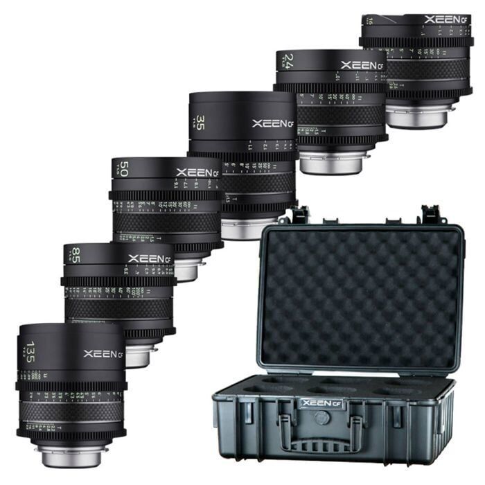 [JG4MNKSCG6] XEEN CF 16, 24, 35, 50, 85, 135mm Cine 6'lı Set (Arri PL)