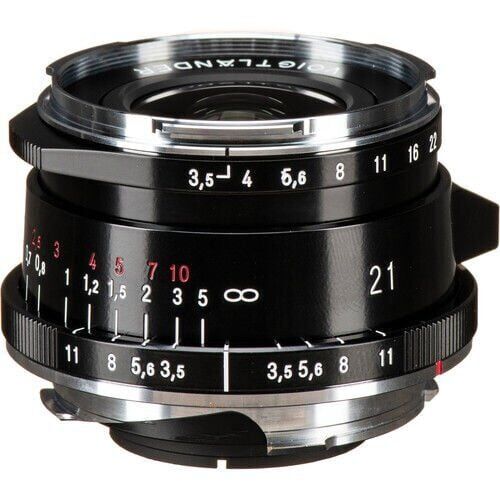 [BA350D] Voigtländer Color-Skopar 21mm F3.5 VL Type II VM Leica M Mount Lens (Siyah)