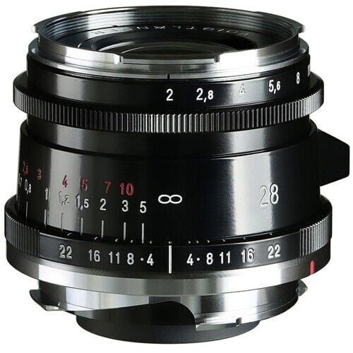 [BA366C] Voigtländer Ultron 28mm F2.0 VL Type II VM Leica M Mount Lens (Siyah)
