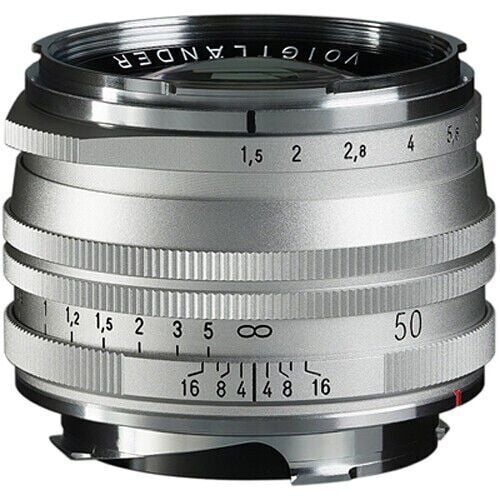 [BA360A] Voigtländer Nokton 50mm F1.5 Aspherical VL MC VM Leica M Mount Lens (Gümüş)