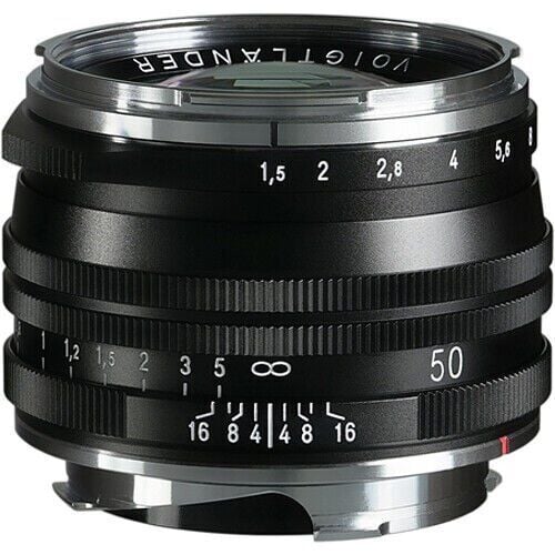 [BA360B] Voigtländer Nokton 50mm F1.5 Aspherical II MC VL VM Leica M Mount Lens (Siyah)