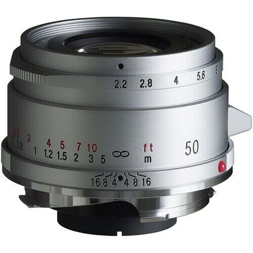 [BA384B] Voigtländer Color-Skopar 50mm F2.2 VM Leica M Mount (Gümüş)