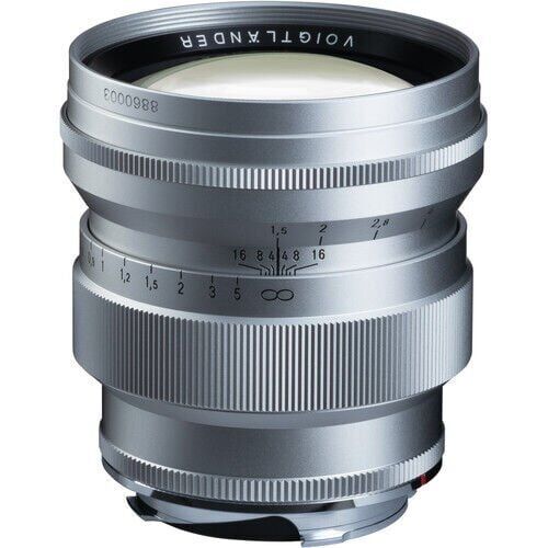 [BA353B] Voigtländer Nokton 75mm F1.5 VM Leica M Mount Lens (Gümüş)