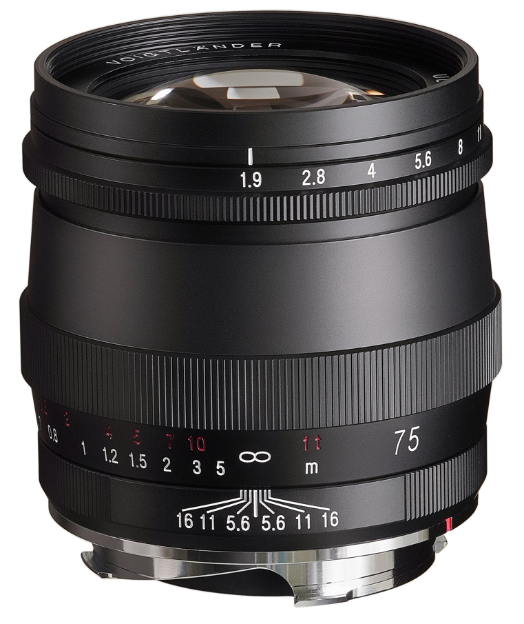 [BA376B] Voigtländer Ultron 75mm F1.9 VM MC Leica M Mount Lens (Multicoated - Mat Siyah)