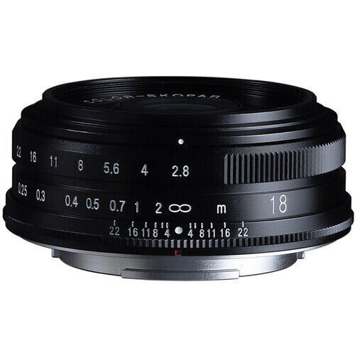 [BA382B] Voigtländer Color-Skopar 18mm F2.8 Fujifilm X Mount (Siyah)