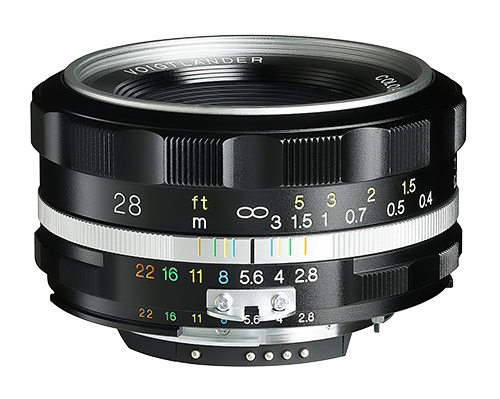 [BA306D] Voigtländer Color-Skopar 28mm F2.8 SL-II S Nikon AI-S F Mount Lens