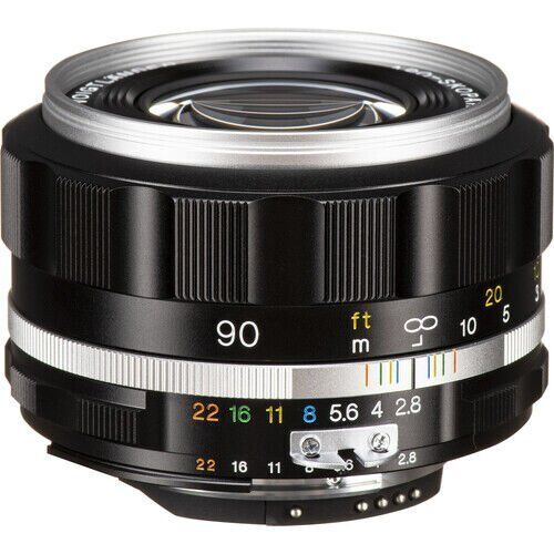 [BA371C] Voigtländer Apo-Skopar 90mm F2.8 SLIIs AIS  Nikon F Mount (Gümüş)