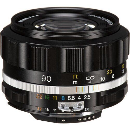 [BA371D] Voigtländer Apo-Skopar 90mm F2.8 SL-II S Nikon AIS F Mount Lens (Siyah)
