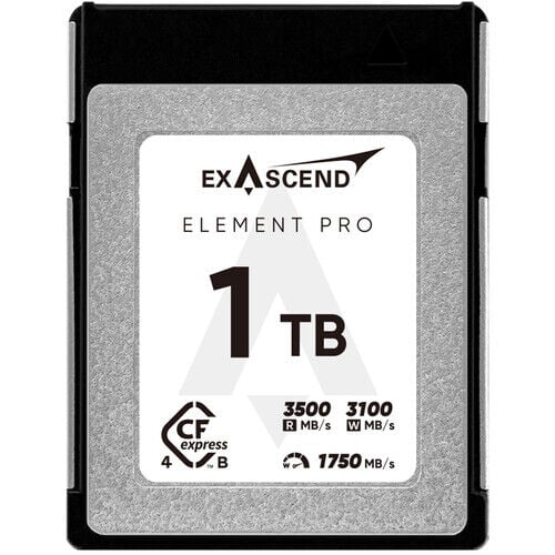 [EXPC4SB001TB] Exascend 1TB Element Pro CFexpress 4.0 Type B Hafıza Kartı 3500Mbs okuma / 3100Mbs yazma