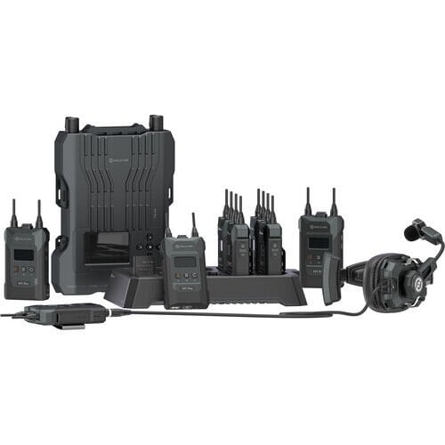 [HL-M1Pro-8B] Hollyland Solidcom M1 Pro Full-Duplex Wireless Intercom System | 8 Beltpacks & Headsets