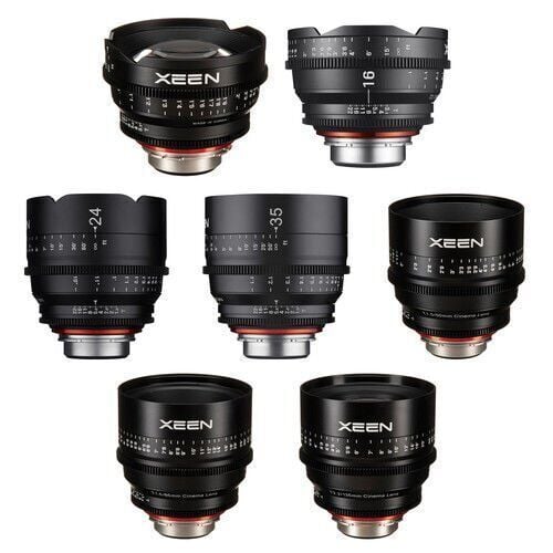 [ROXNC7] XEEN CLASSIC 14,16,24,35,50,85,135mm T1.5 Cine 7'li Set (Canon EF)