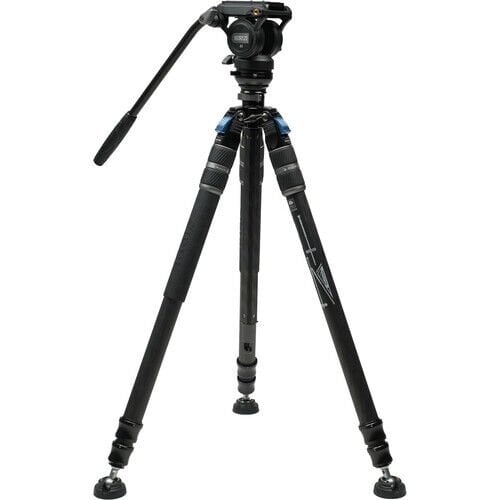 [SVS60+S3 Kit] Sirui SVS60 + S3 Karbon Fiber Video Tripod Kit