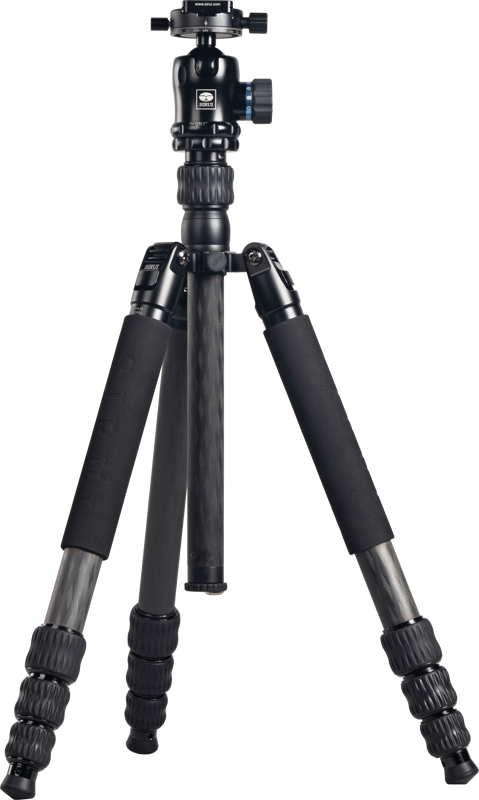 [MT-2204 + MT-20] Sirui MT‑2204+MT‑20 Carbon Fiber Tripod Kiti – 15 Kg Yük Kapasiteli Ball Head Tripodu