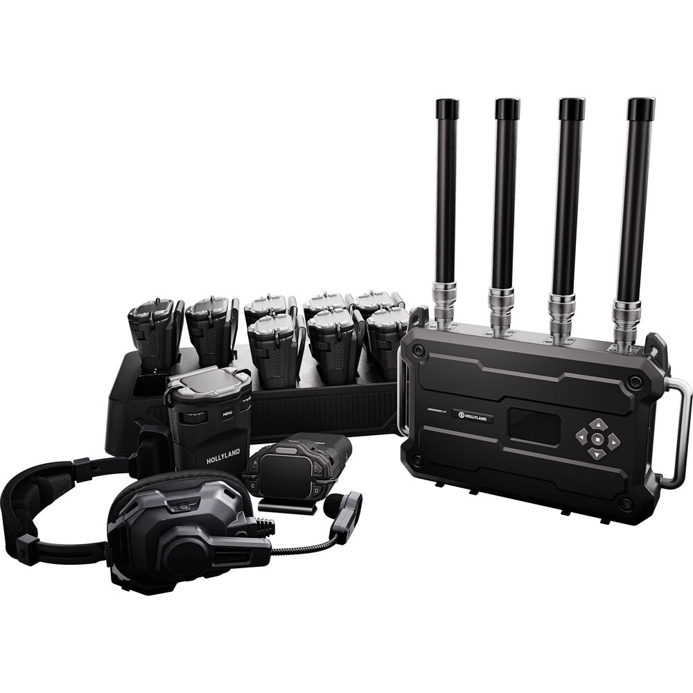 [SOLIDCOM H1-10S] Hollyland Solidcom H1-10S 10-Person Noise-Cancelling Intercom System
