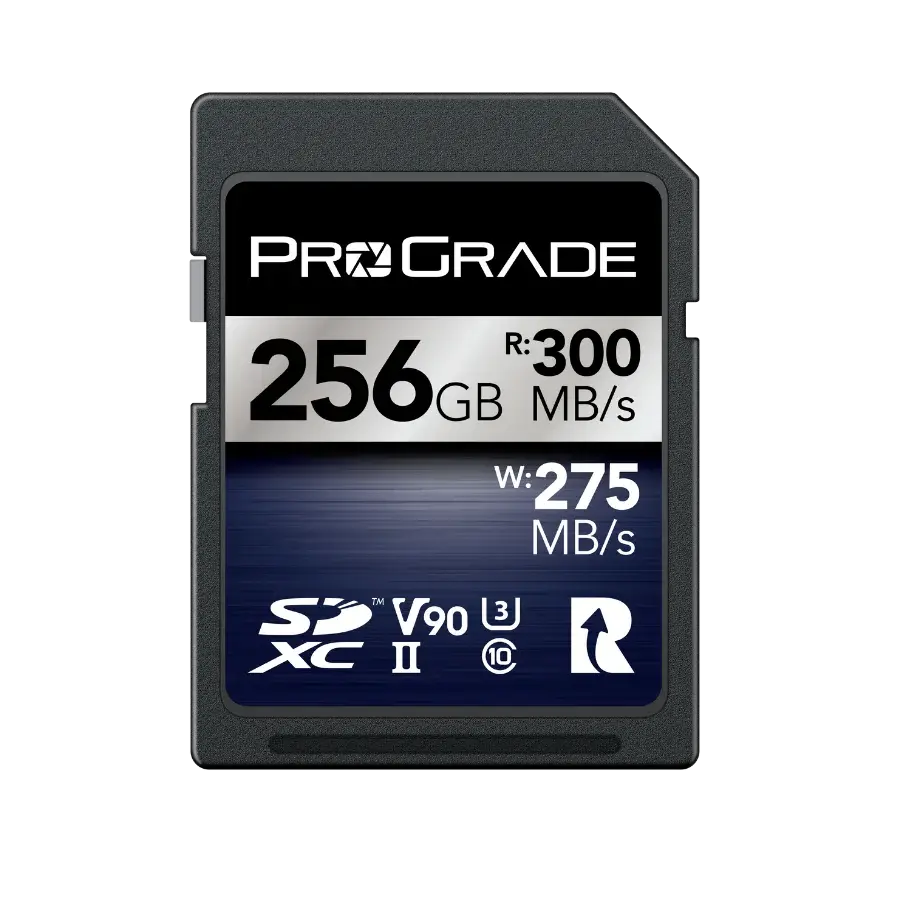 [PGSD256GBIKNA] ProGrade Digital 256GB SDXC UHS-II V90 Iridium SD Hafıza Kartı