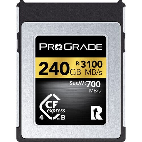 [PGCFX240GBTNA] ProGrade Digital 240GB Gold CFexpress 4.0 Type B Hafıza Kartı