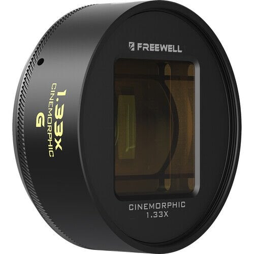 [FW-SH-17GLD33] Freewell 1.33x Anamorphic Lens for Freewell Smartphone with 17mm Mount (Gold Flare)