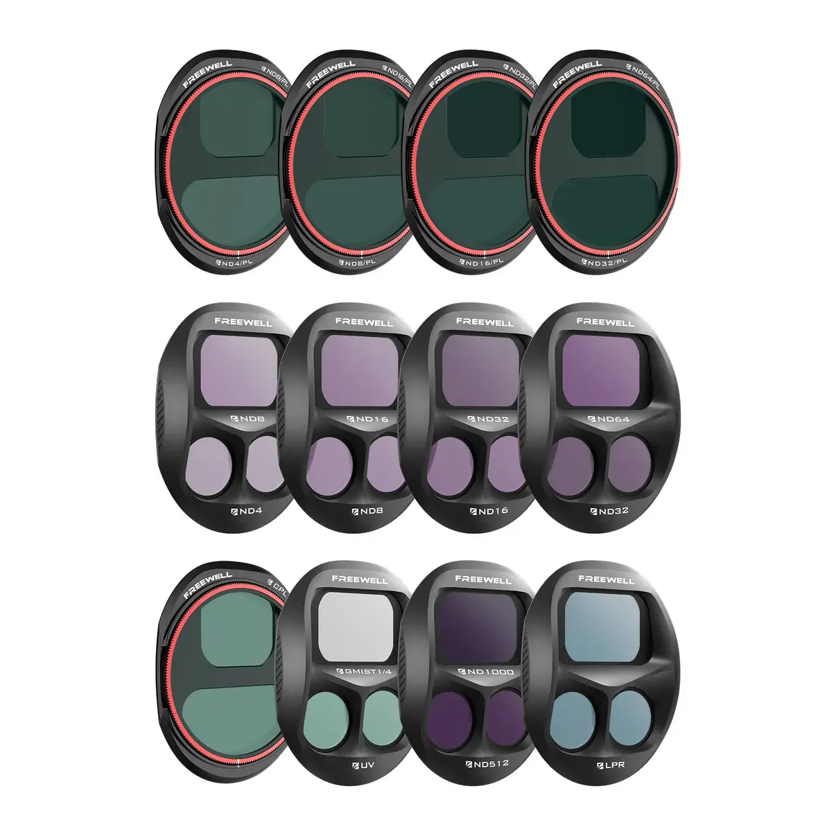 [FW-M4P-MEGA-N] Freewell DJI Mavic 4 Pro Filters Mega 12 Pack