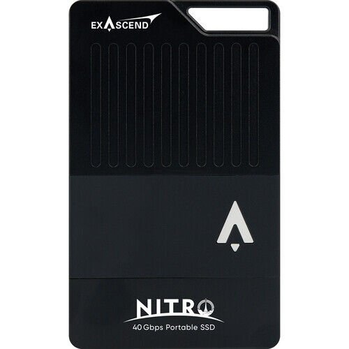 [EXU4M6N04TP0B] Exascend Nitro Portable SSD USB4 Black 4TB
