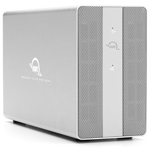 [OWCMEDCH7T12] OWC Mercury Elite Pro Dual 12TB 2-Bay USB 3.2 Gen 2 RAID Array with 3-Port Hub