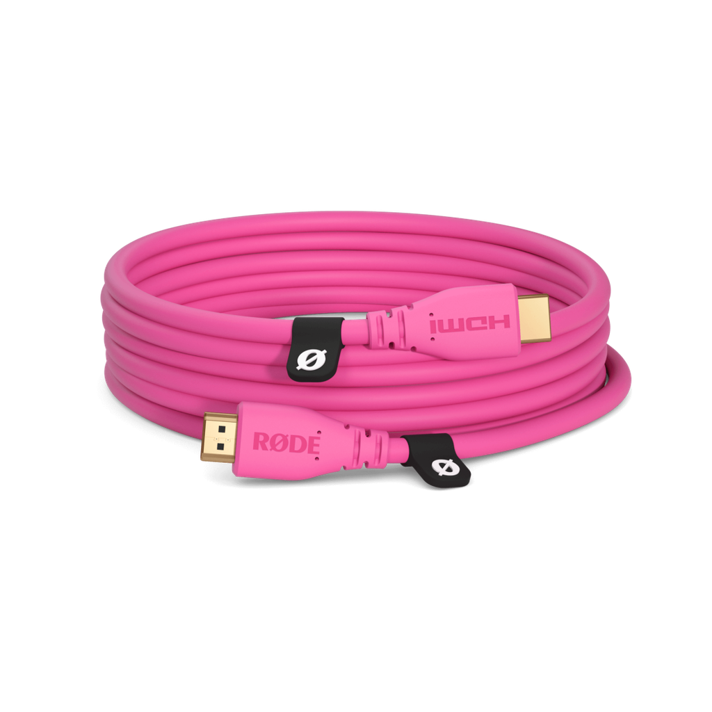 [7802] Rode HDMI Kablo 3mt - Pembe