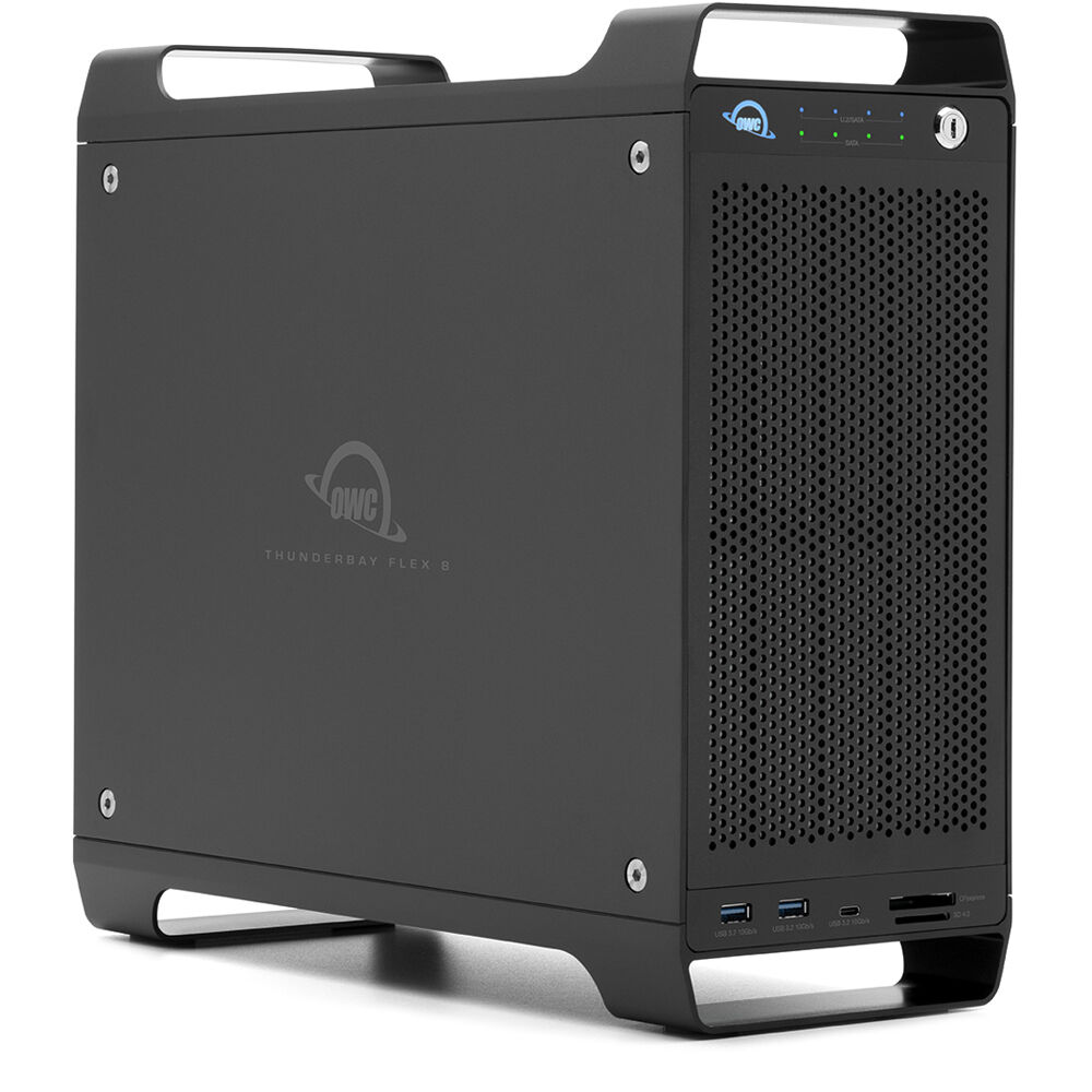 [OWCTB3F84N036] OWC ThunderBay Flex 8 36TB Total = 32TB HD 8TB x 4 and 4TB NVME 1.0TB x 4